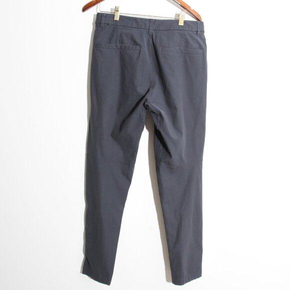 Lululemon Commission Pant Slim *Warpstreme 28" Obsidian Gray Chino Size 31 - Picture 13 of 14